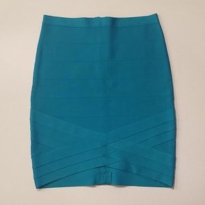bebe High Waisted Bandage Skirt